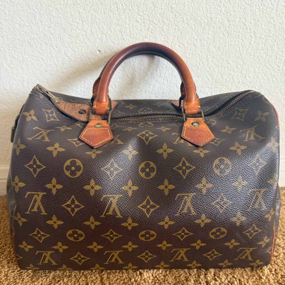 LOUIS VUITTON Monogram Speedy Handbag AUTHENTIC - Picture 8 of 11